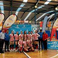 Campeonas Regionales de Deporte Escolar chicas juveniles del Club Voleibol Mula