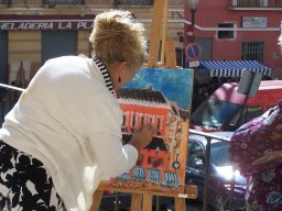 Concurso de Pintura al aire Libre en Mula 2009