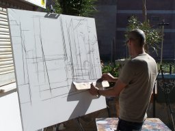 Concurso de Pintura al aire Libre en Mula 2009