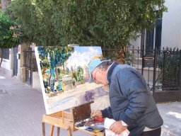 Concurso de Pintura al aire Libre en Mula 2009