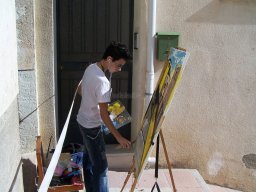 Concurso de Pintura al aire Libre en Mula 2009