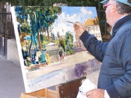 Concurso de Pintura al aire Libre en Mula 2009