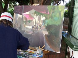 Concurso de Pintura al aire Libre en Mula 2009