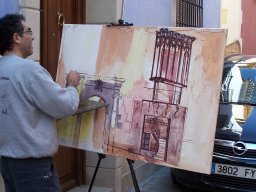 Concurso de Pintura al aire Libre en Mula 2009