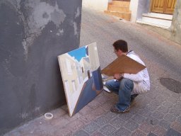 Concurso de Pintura al aire Libre en Mula 2009